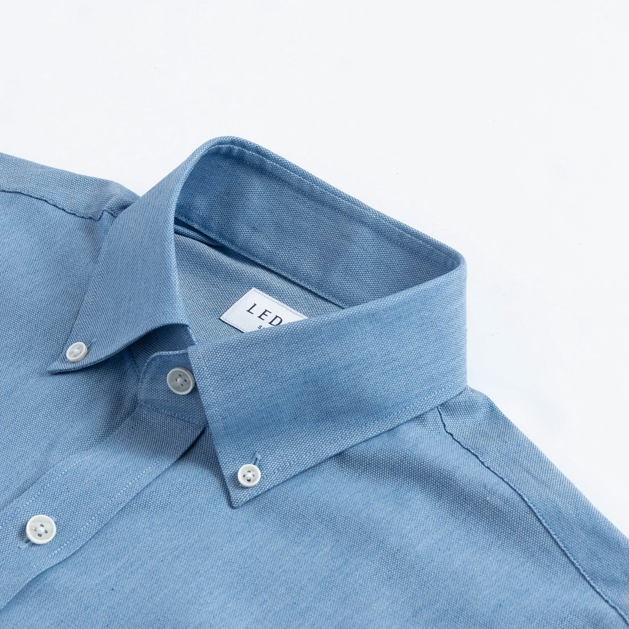 The Washed Indigo Chano Stretch Custom Shirt