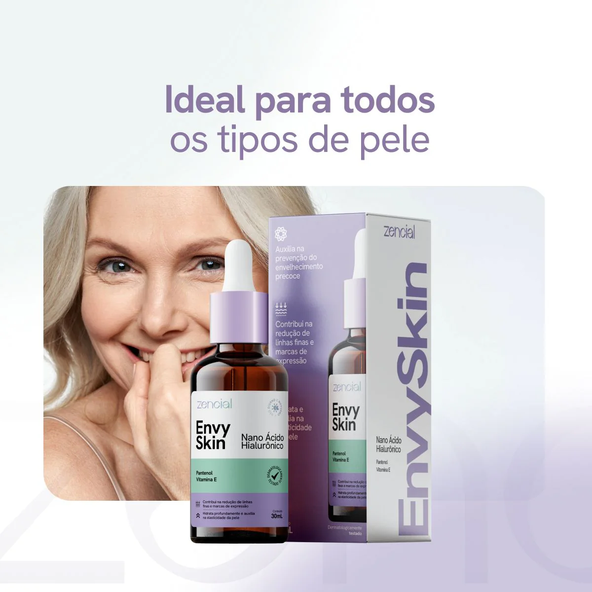 Sérum Facial Nano Ácido Hialurônico EnvySkin - Image 5