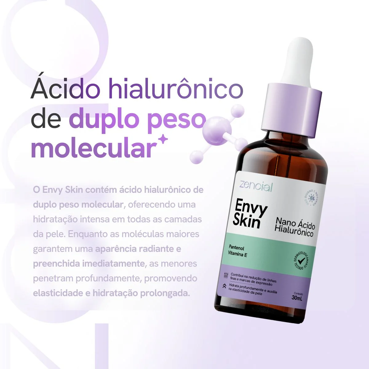 Sérum Facial Nano Ácido Hialurônico EnvySkin - Image 6