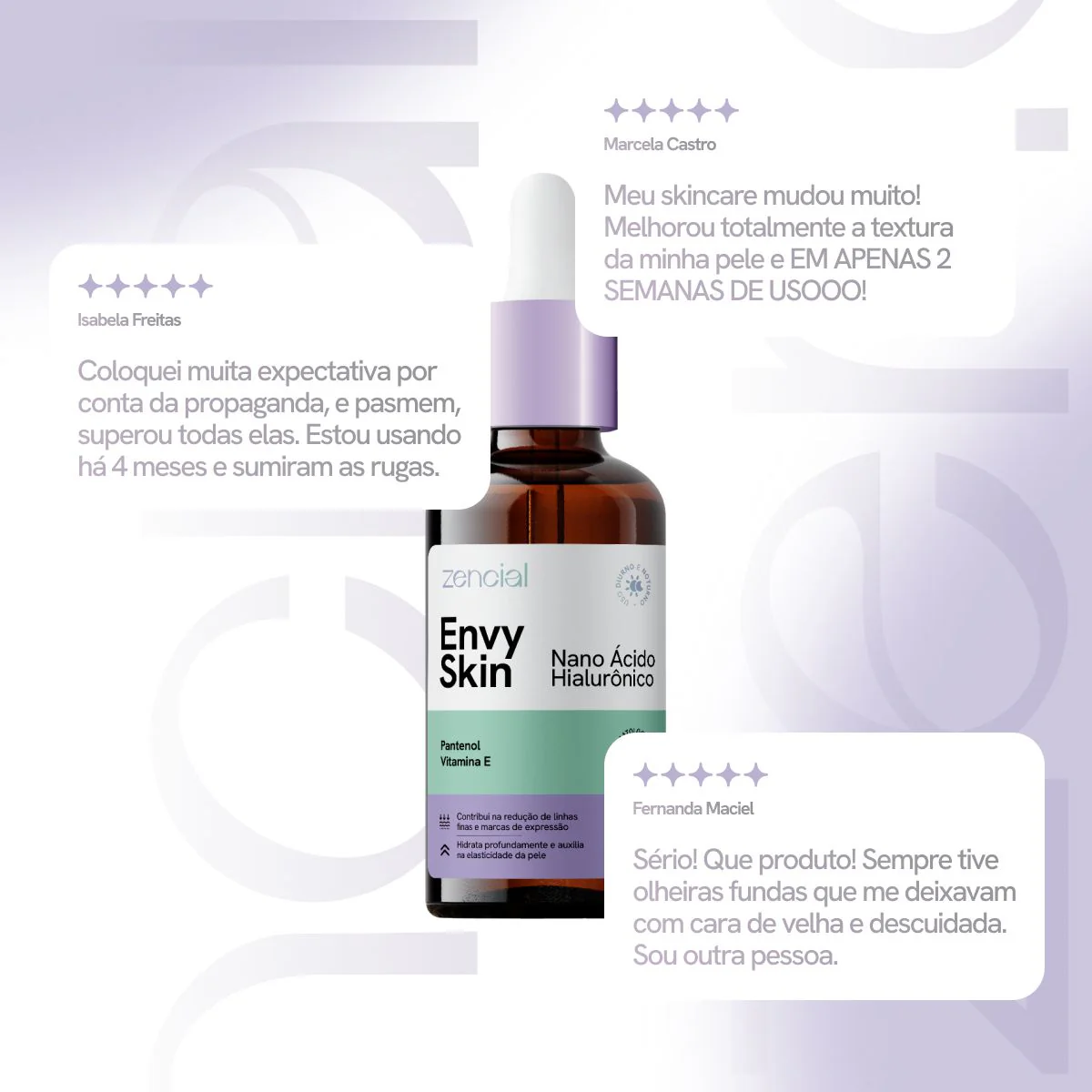 Sérum Facial Nano Ácido Hialurônico EnvySkin - Image 8
