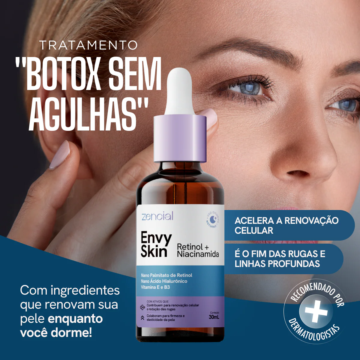 Sérum Anti-Envelhecimento Envy Skin Nano Retinol + Niacinamida 30ml - Image 7