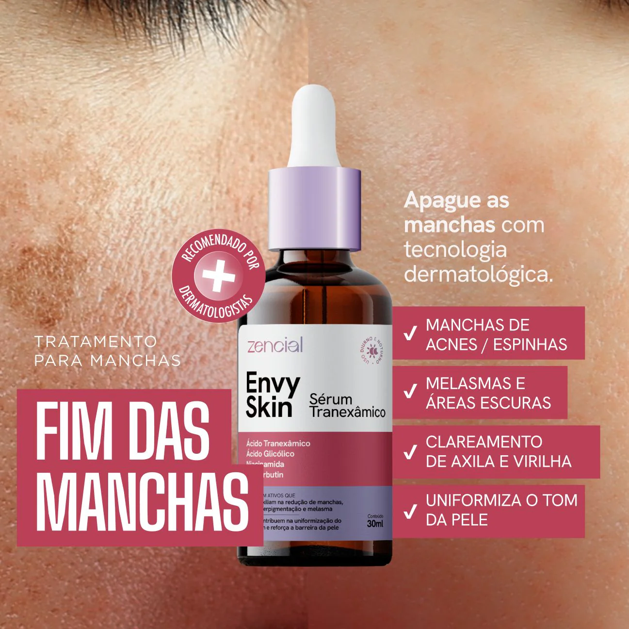 Sérum Clareador Anti-manchas Envy Skin Ácido Tranexâmico - Image 9