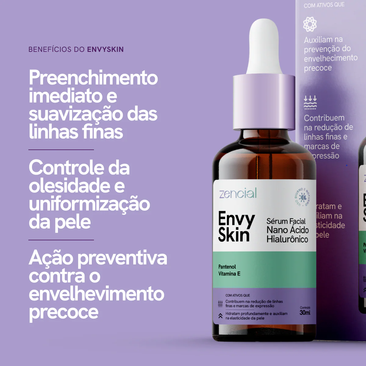 Sérum Facial Nano Ácido Hialurônico Envy Skin. - Image 6