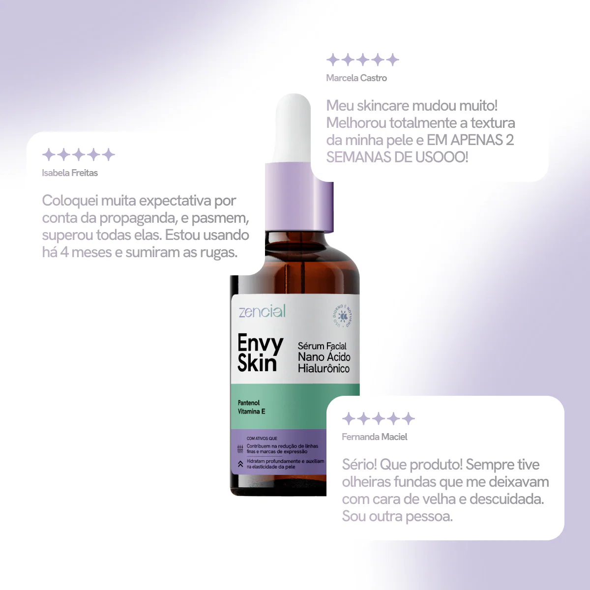 Sérum Facial Nano Ácido Hialurônico Envy Skin. - Image 7